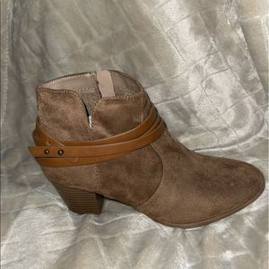 Brown booties